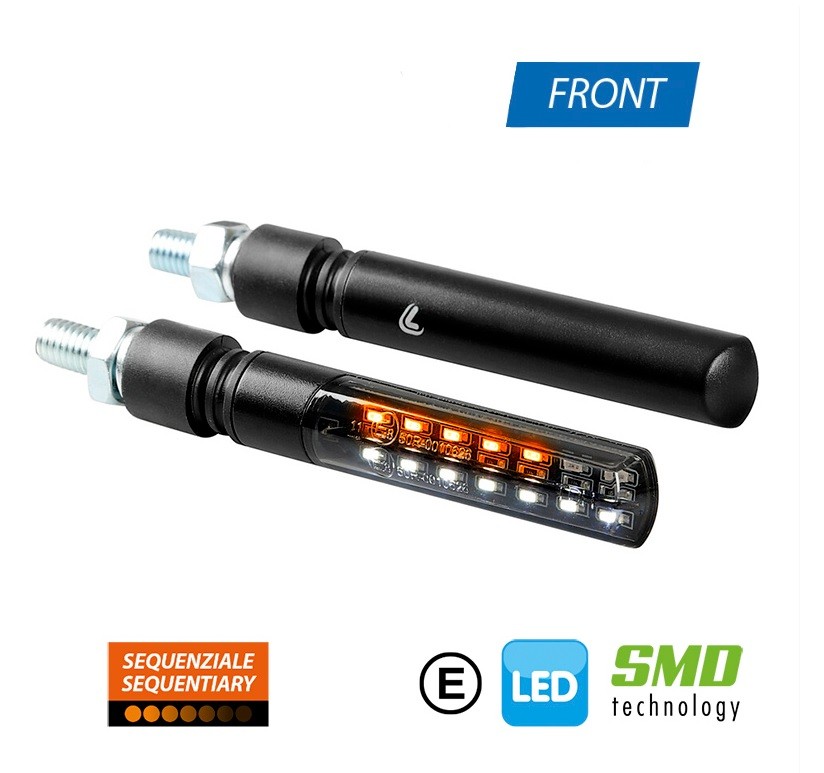 INTERMITENTES DE LED SECUENCIAL Y LUZ DE POSICIÓN DELANTERA LINE SQ FRONT