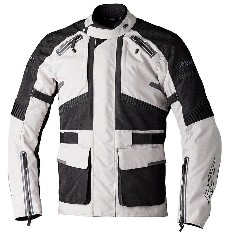 Chaqueta textil RST Endurance CE hombre - Plata / Negro