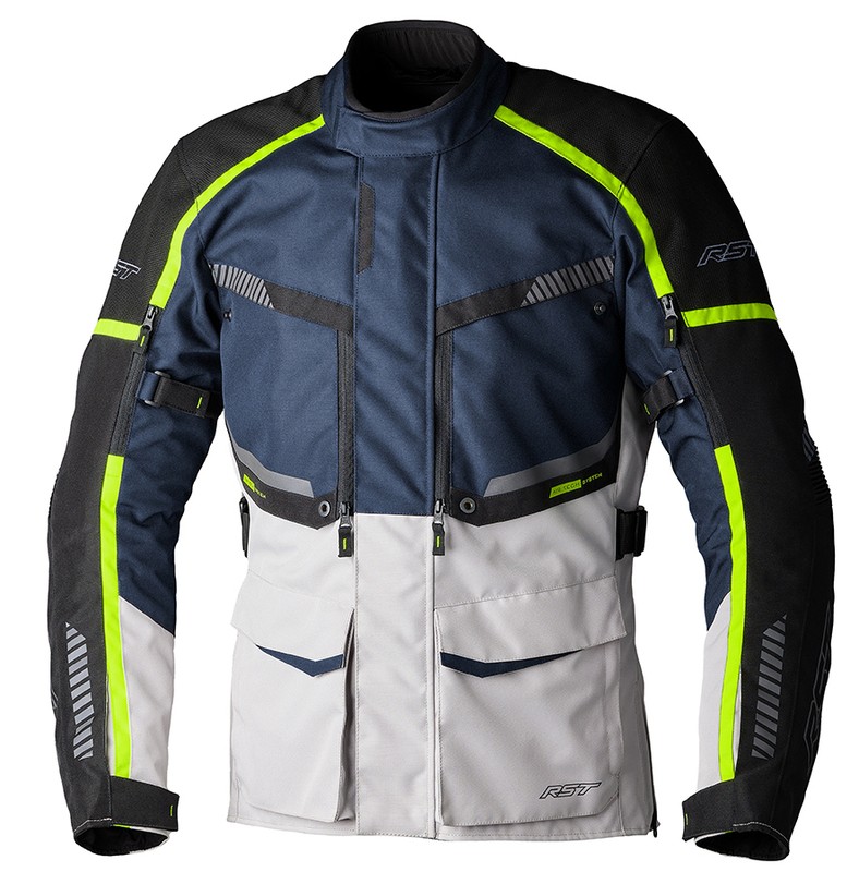 Chaqueta textil RST Maverick EVO CE hombre - Navy / Plata