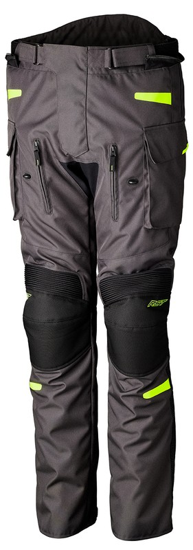 Pantalón Textil Rst Endurance Ce Hombre - Grafito / Amarillo Flúor