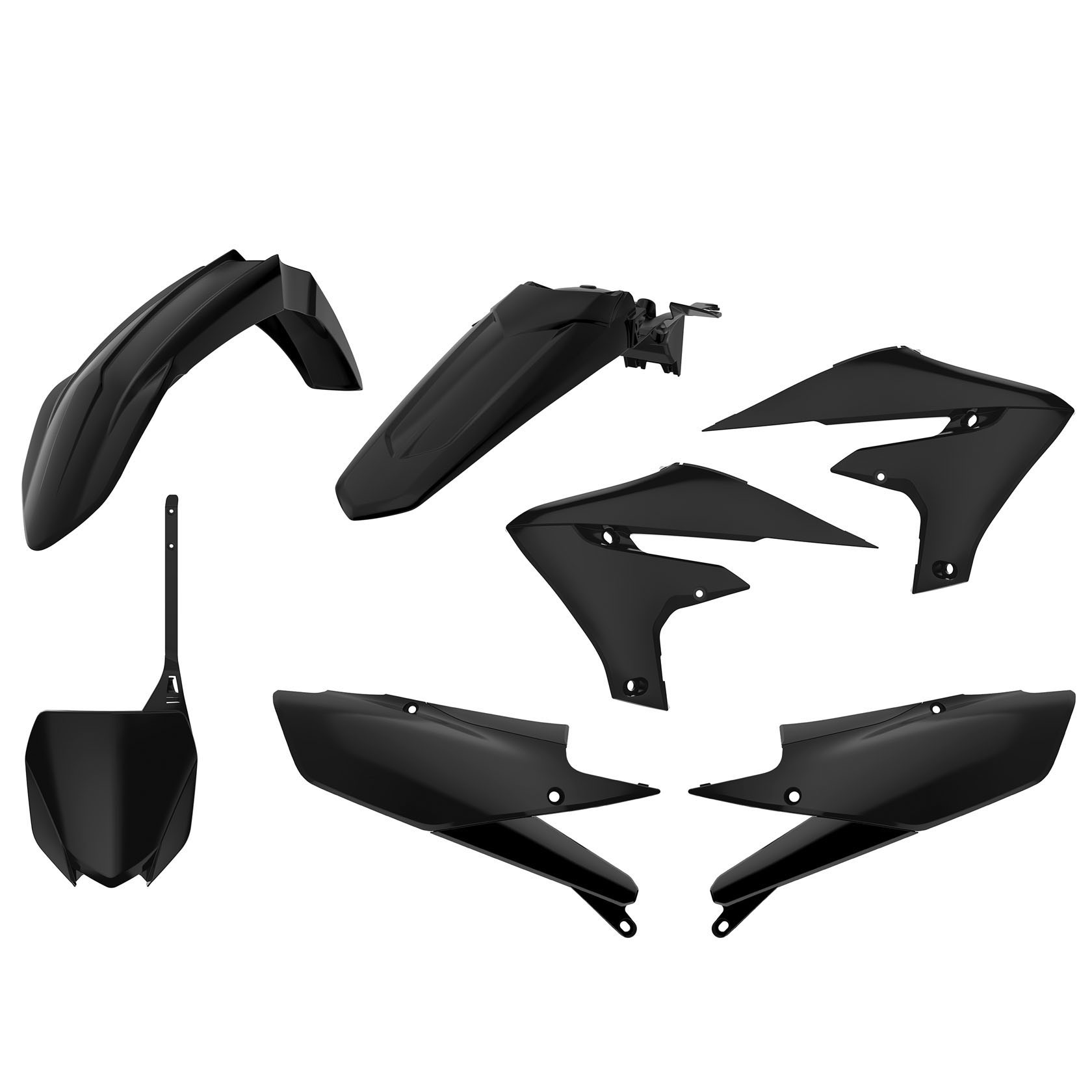 Kit Carenado Yamaha YZ450F (18-) YZ250F (19-) Negro