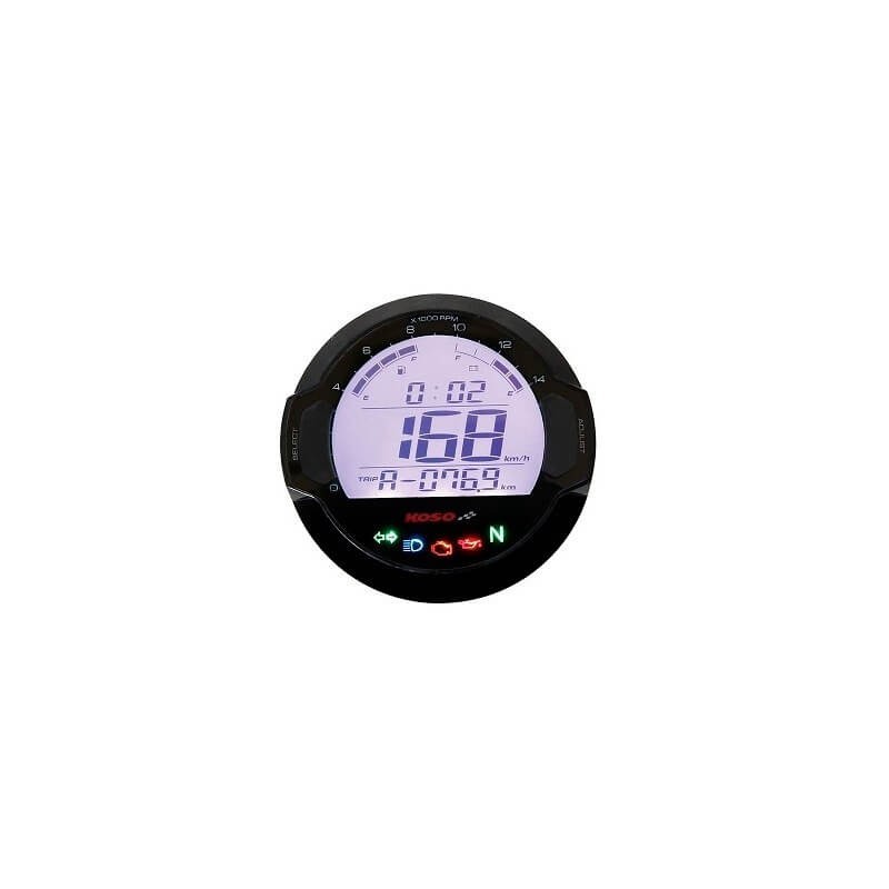 Marcador circular Koso D64 DL-03S negro / plata