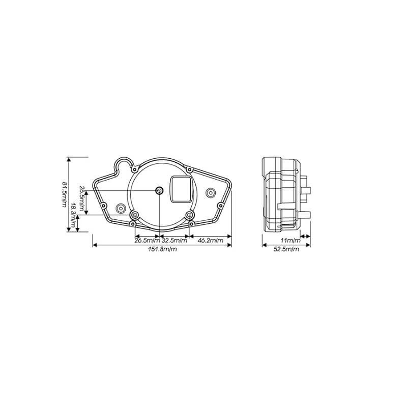 Marcador universal Koso RX1N GP Style