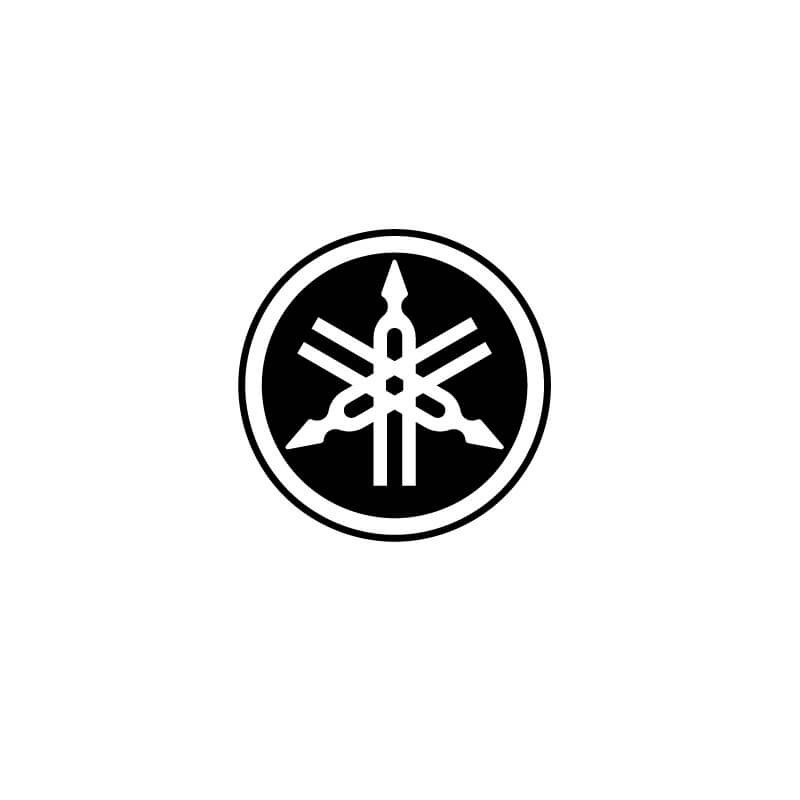 Pegatina logo Yamaha 5x5cm