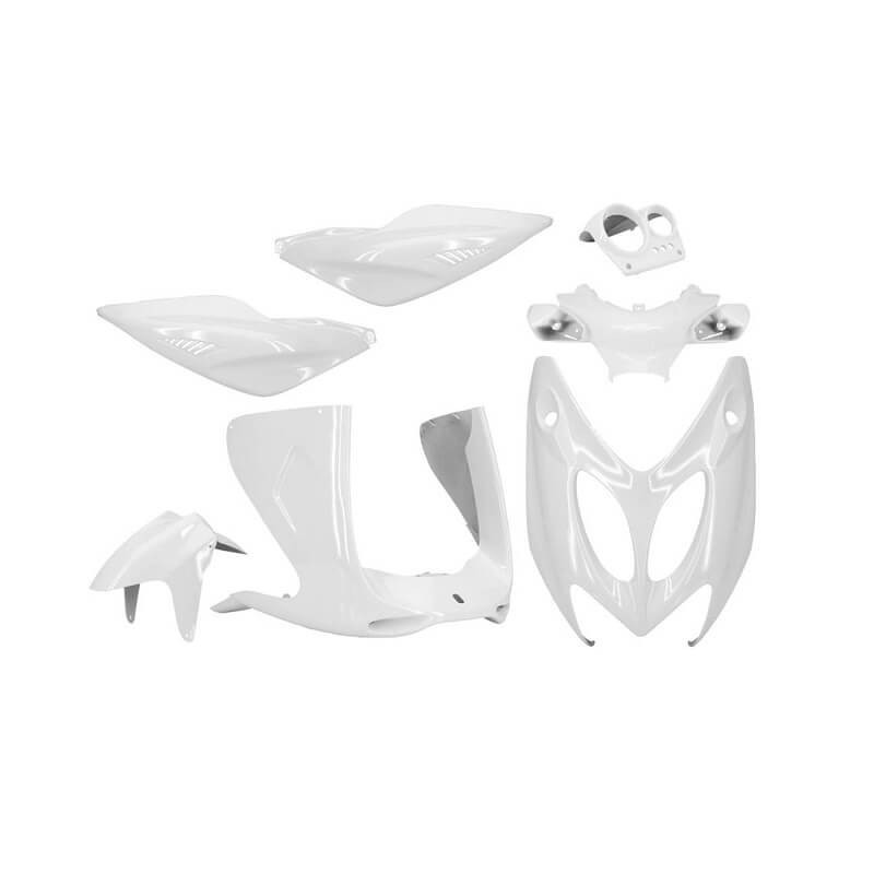 Kit carenado Aerox 97-12 blanco TNT 7 piezas