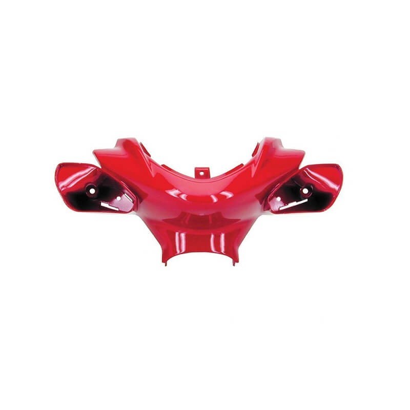 Cubre manillar bajo Aerox Rojo / Negro Brillo/ Blanco brillo