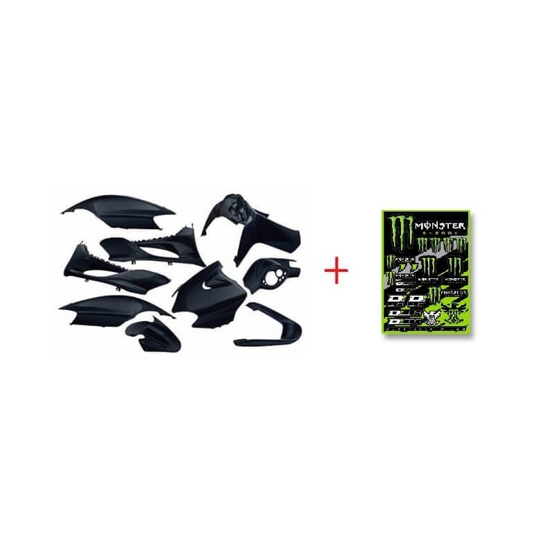 Kit carenado Monster Yamaha Jog negro