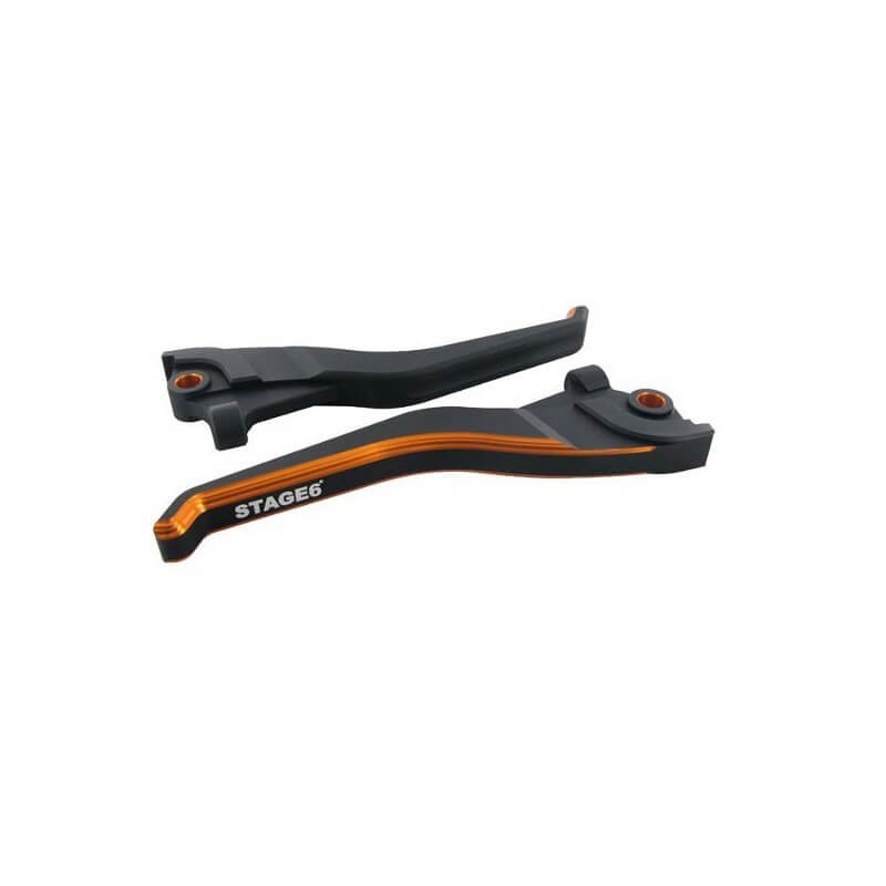 Juego manetas Yamaha Aerox -13 negro/naranja Stage6